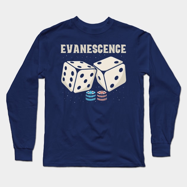 Dice Evanescence Long Sleeve T-Shirt by Hsamal Gibran